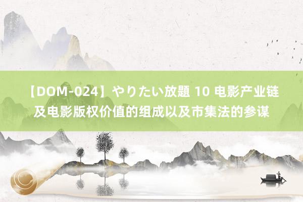 【DOM-024】やりたい放題 10 电影产业链及电影版权价值的组成以及市集法的参谋