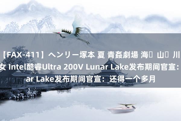 【FAX-411】ヘンリー塚本 夏 青姦劇場 海・山・川 ハマり狂う男女 Intel酷睿Ultra 200V Lunar Lake发布期间官宣：还得一个多月